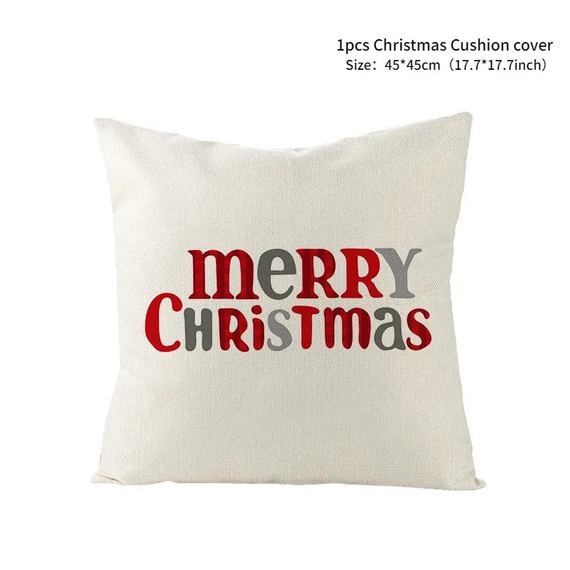 Christmas Cushion Throw Pillow Cover - Plaid - Festive Fancies