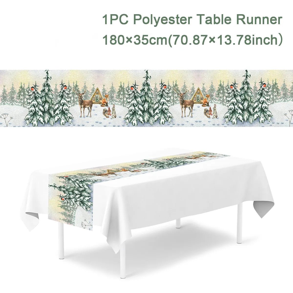 Christmas Table Runner - Assorted - Festive Fancies