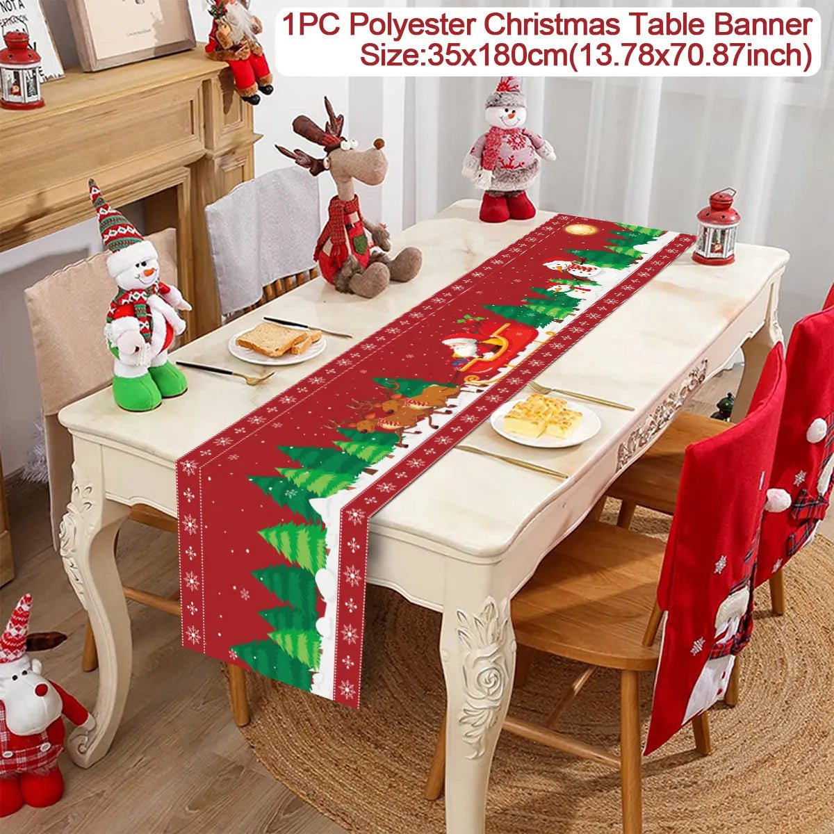 Christmas Table Runner - Assorted - Festive Fancies