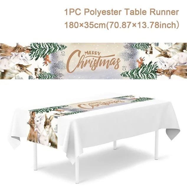 Christmas Table Runner - Assorted - Festive Fancies